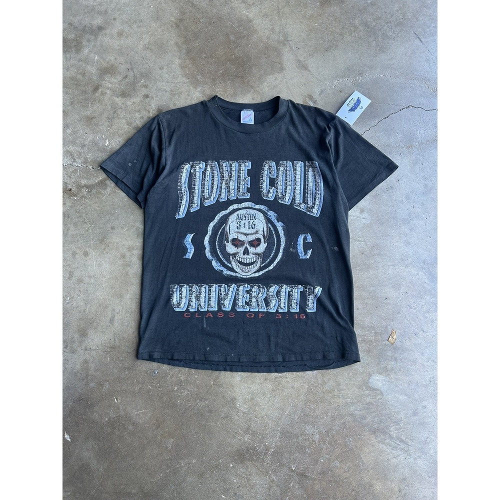 Vintage Stone Cold Steve Austin University Class Of 3:16 Shirt WWF 1998 Men L